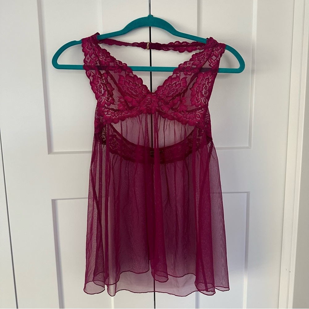 Victoria Secret Lace Babydoll Top